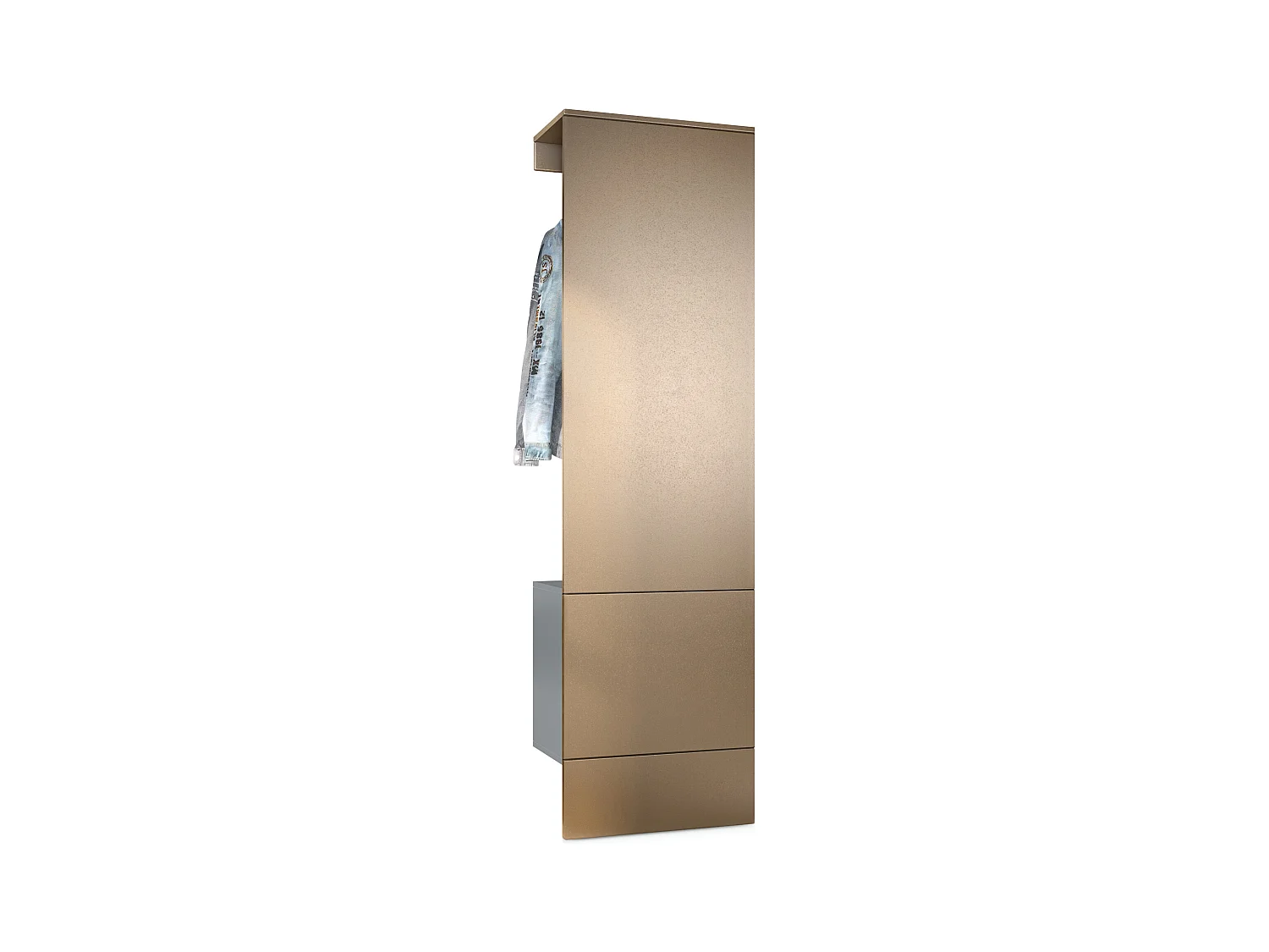 GARDEROBE Carlton Paneel in Bronze Optik