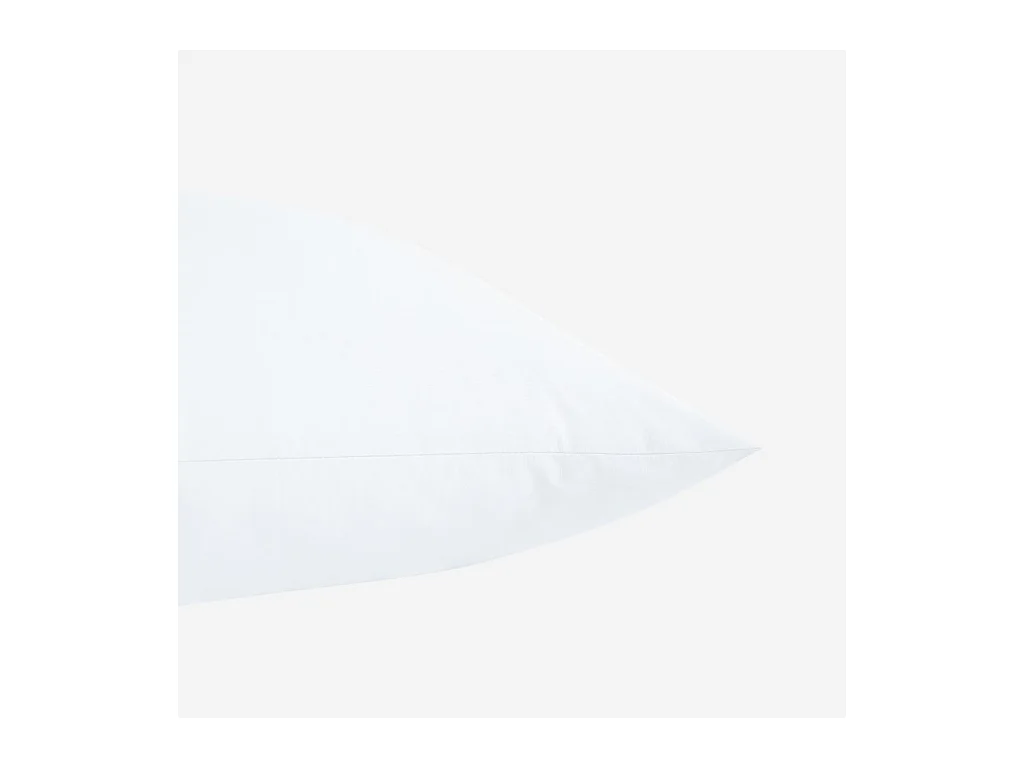 Habitat - Taie d'oreiller en percale de coton - 50 x 70 cm - Blanc - Amance