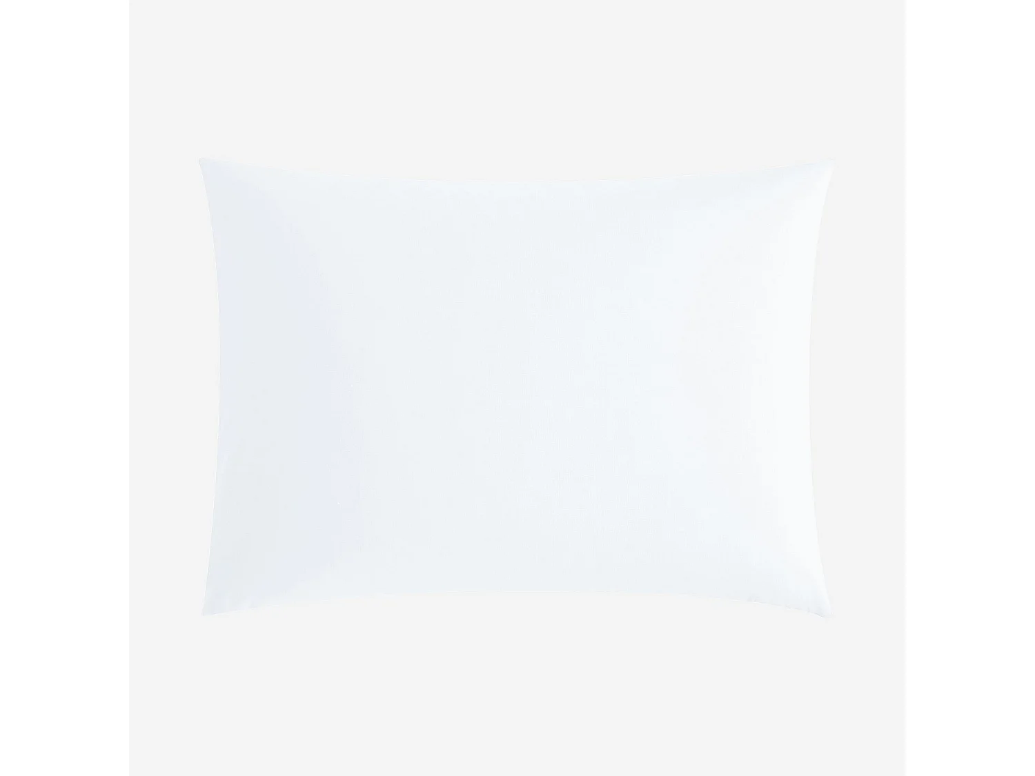 Taie d'oreiller en percale de coton - 50 x 70 cm - Blanc