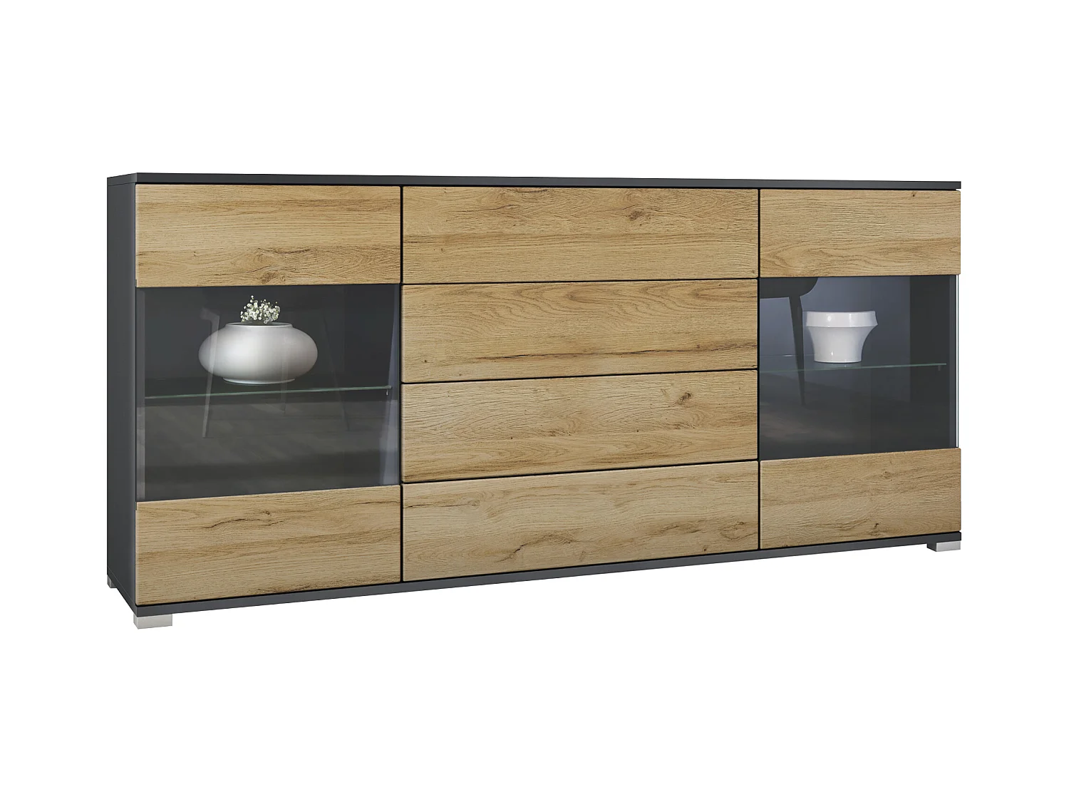 SIDEBOARD Bari Eiche Natur