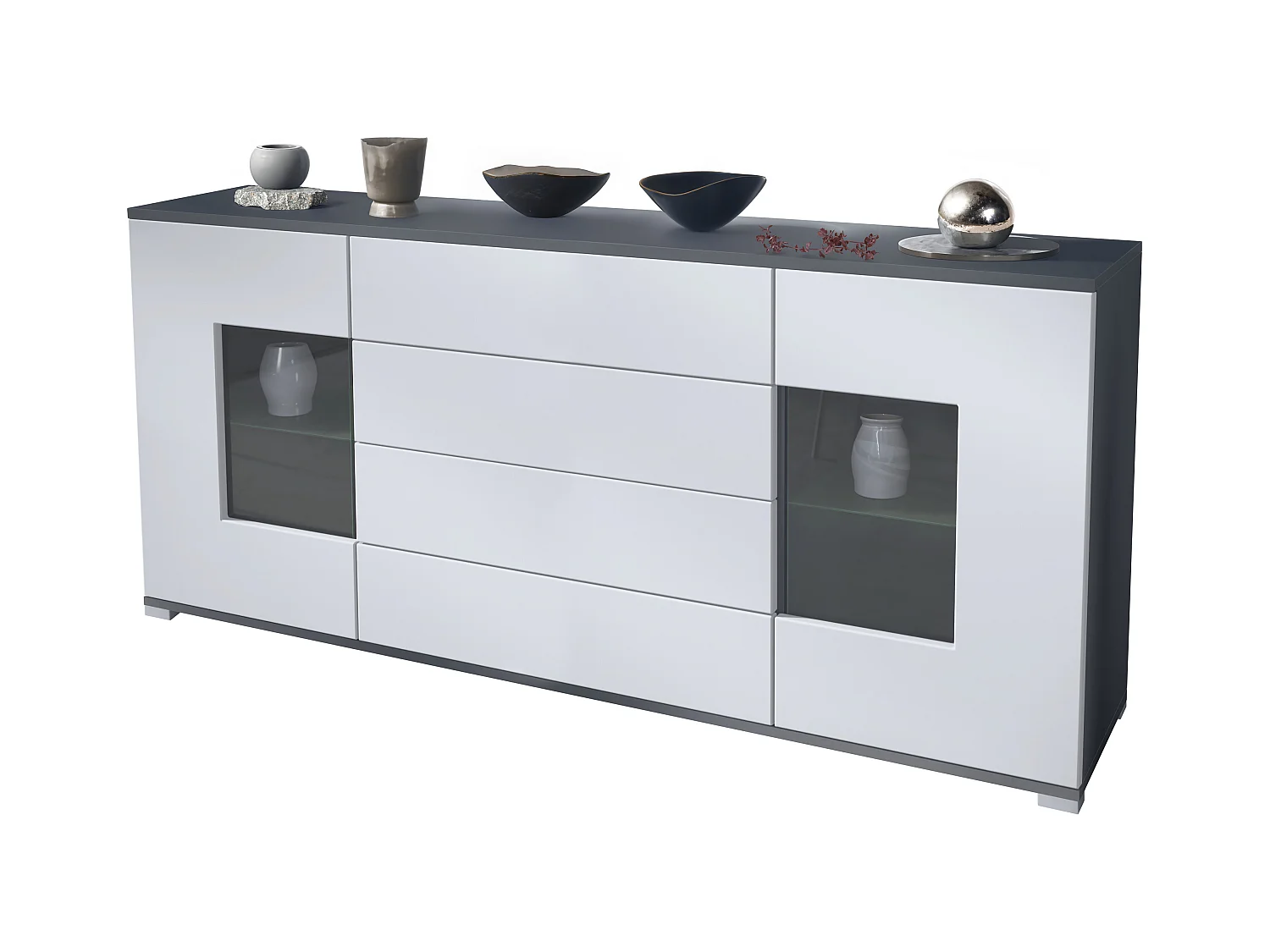 SIDEBOARD Grömitz Weiß matt