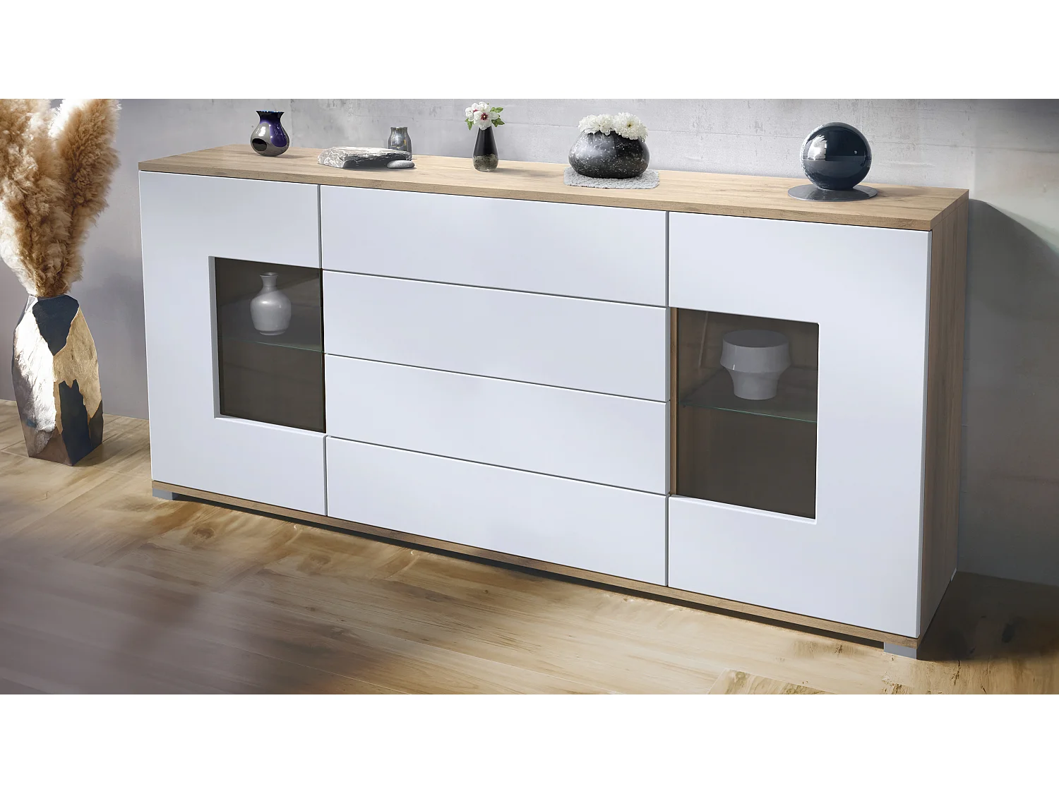 SIDEBOARD Grömitz Weiß matt