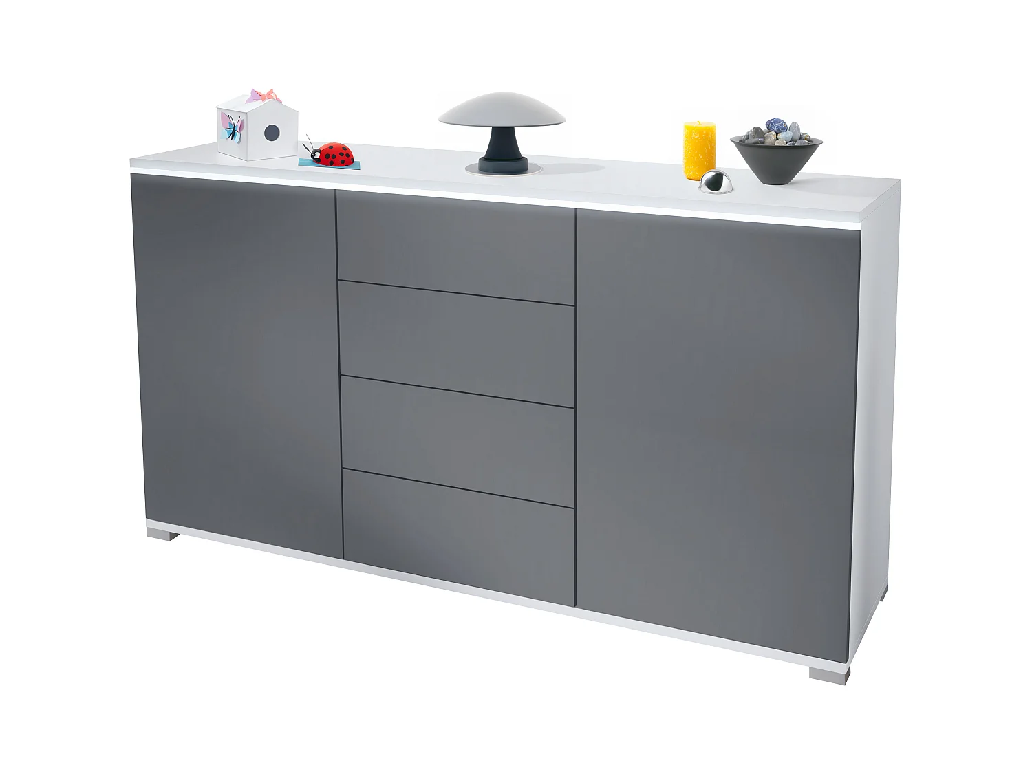 SIDEBOARD Faro Anthrazit matt