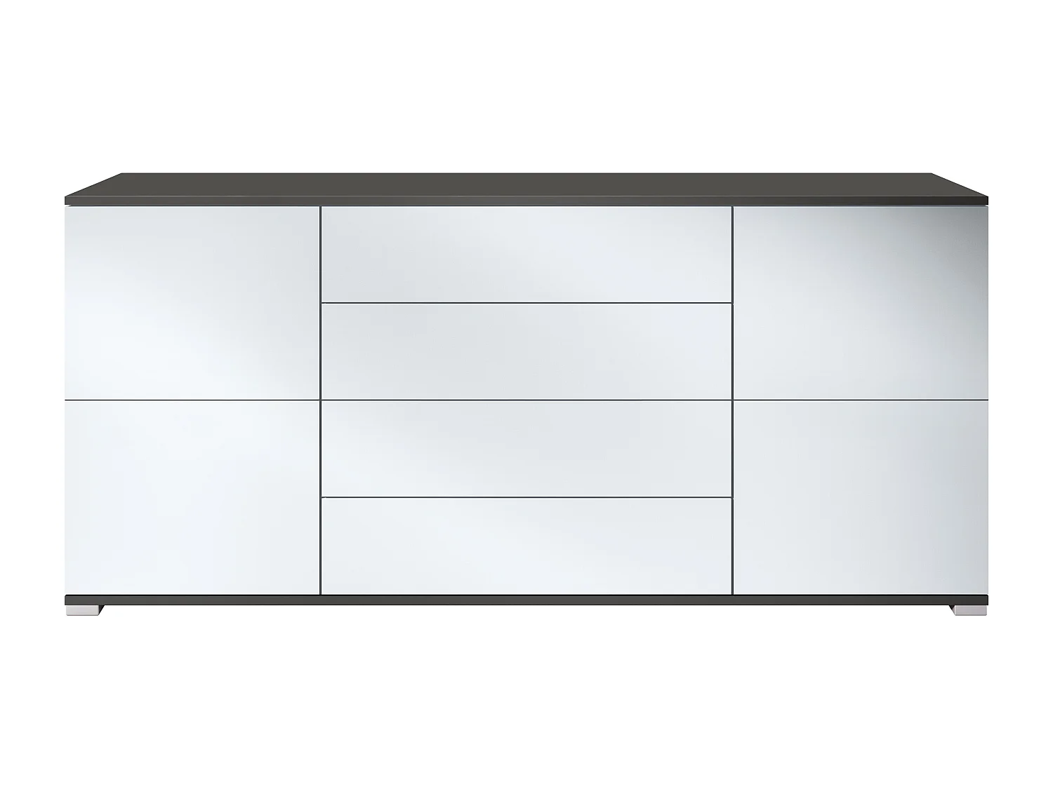 SIDEBOARD Rova Weiß matt