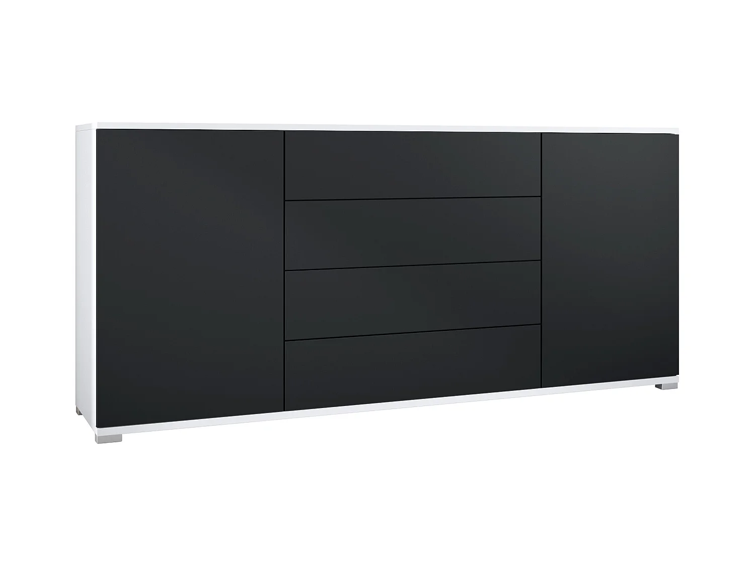 SIDEBOARD Santo Schwarz matt