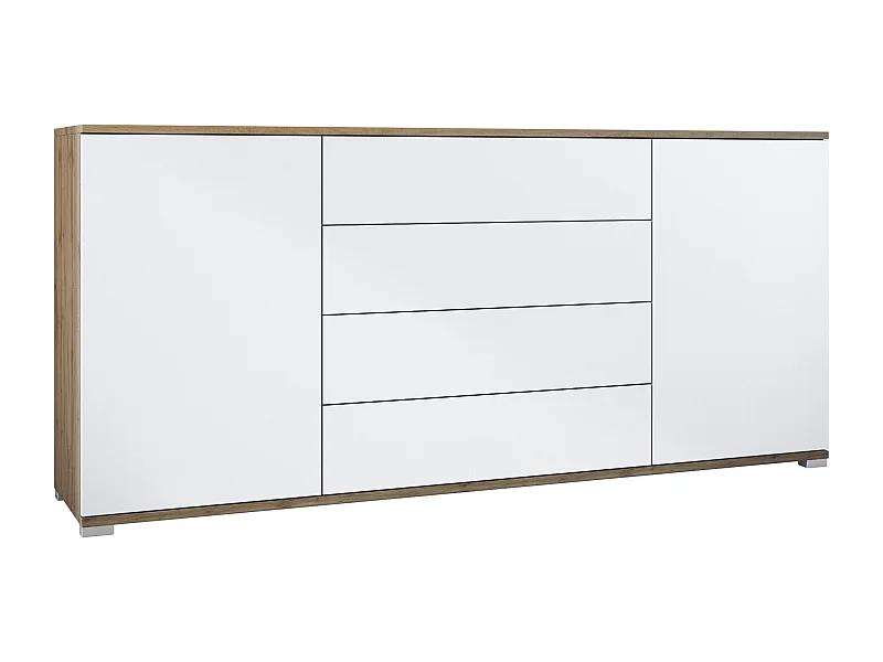 SIDEBOARD Santo Weiß matt