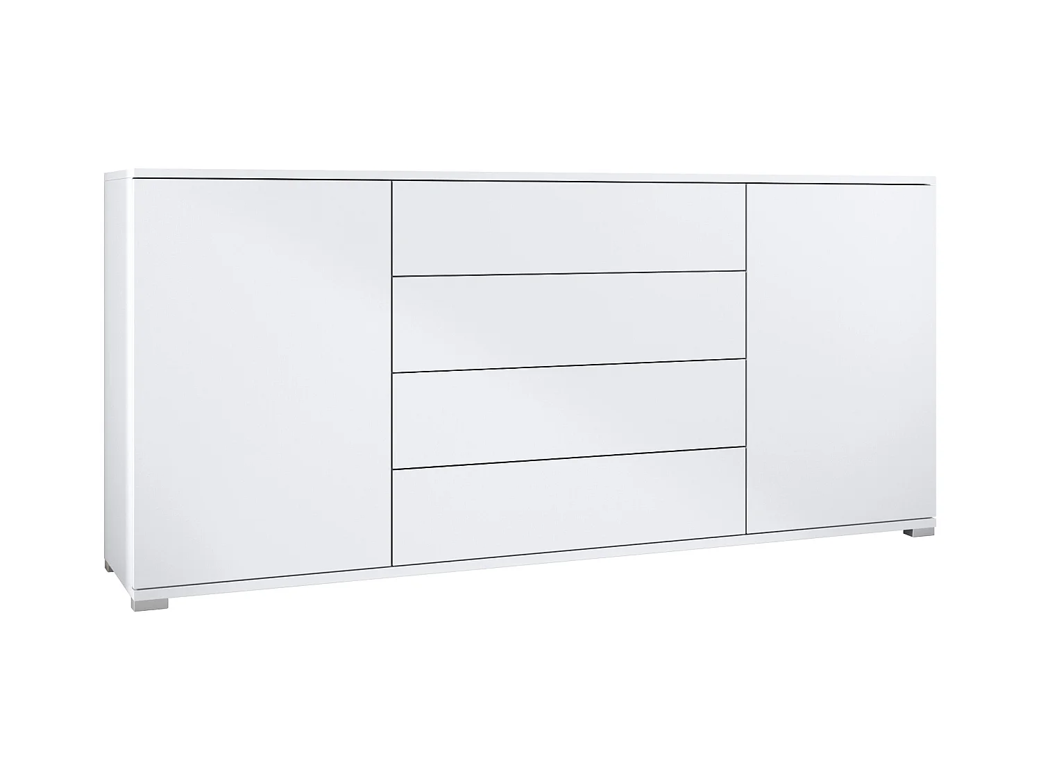 SIDEBOARD Santo Weiß matt