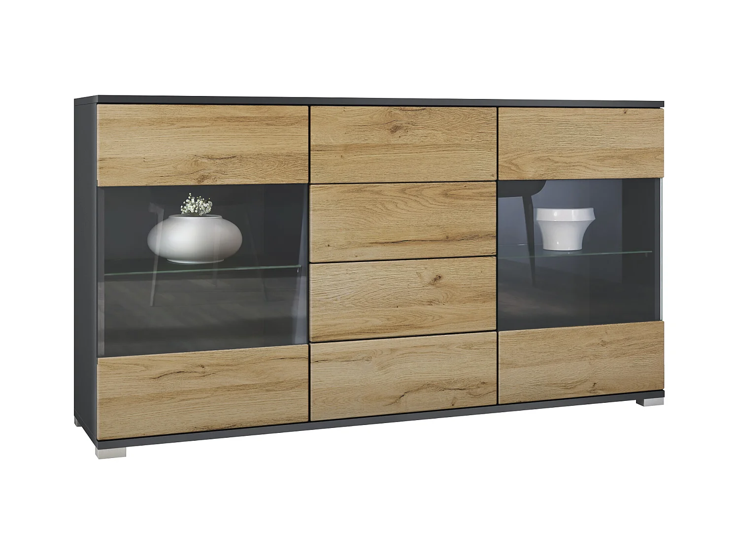 SIDEBOARD Bari Eiche Natur