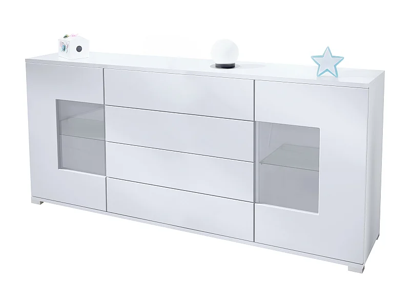 SIDEBOARD Grömitz Weiß matt