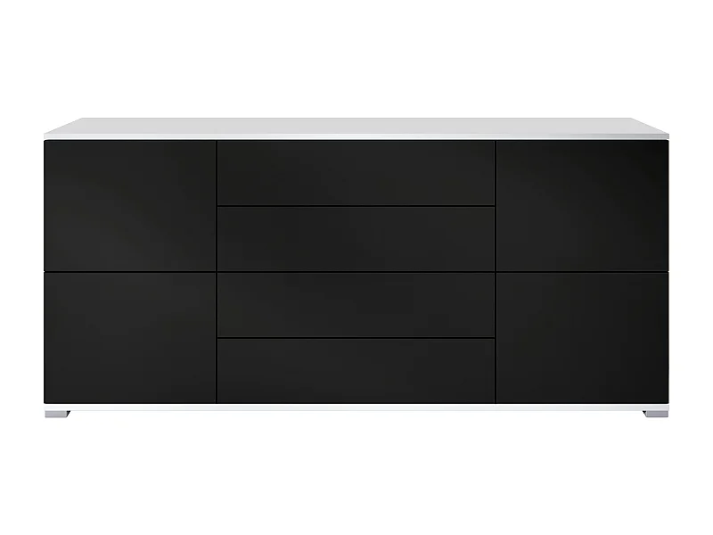 SIDEBOARD Rova Schwarz matt