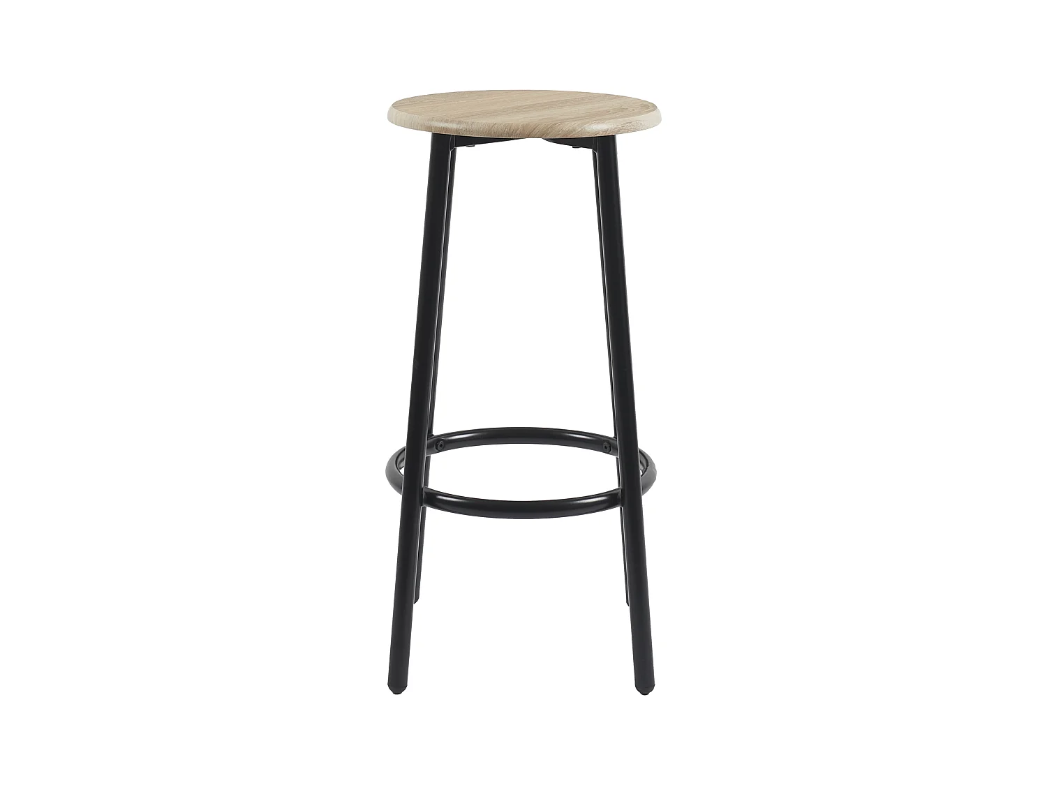 Table Mange Debout Et 2 Tabourets Loka Marron, Noir
