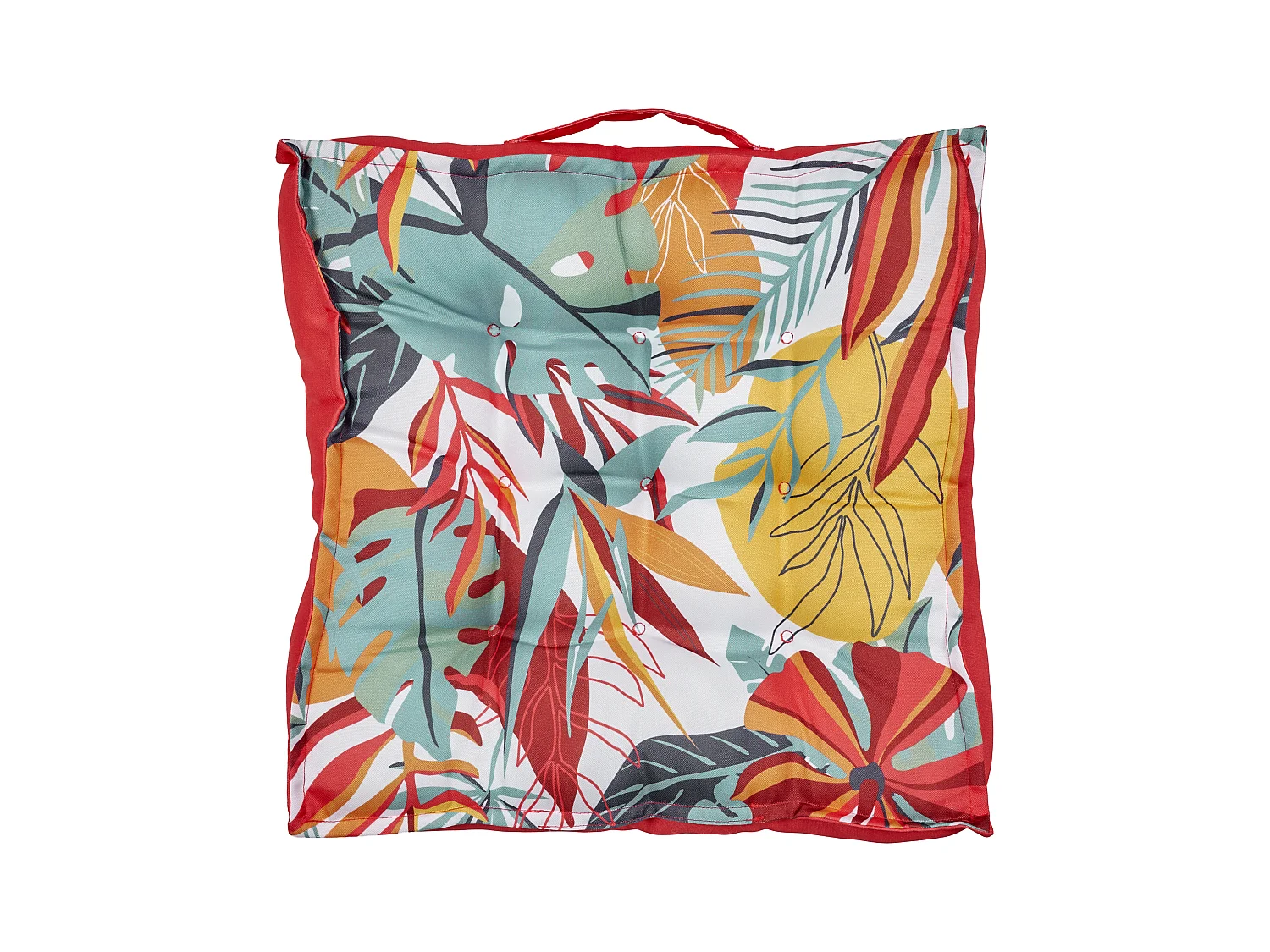 Coussin Sol Deperlant 40x40cm Rose, Rouge, Vert, Blanc, Orange