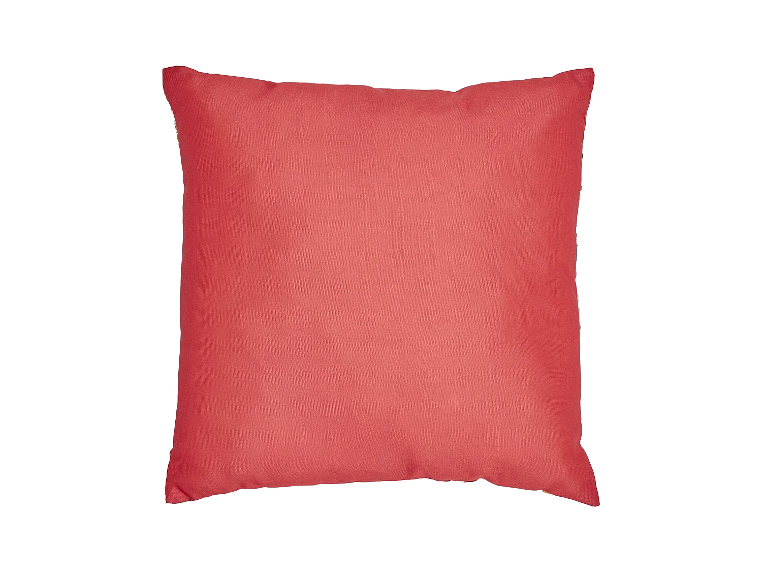 Coussin Deperlant Paradis Exotique 40x40cm Rose, Rouge, Vert, Jaune, Orange