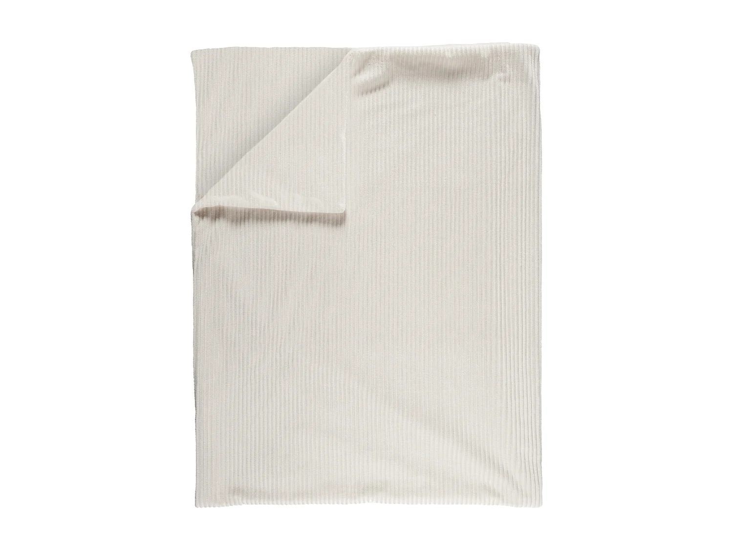 Plaid Grosse Cotes Flanelle 120x150cm Blanc, Rouge, Gris