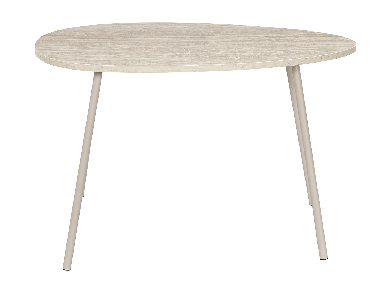 Table Gigogne X2 Galet Terra Nova Blanc, Beige