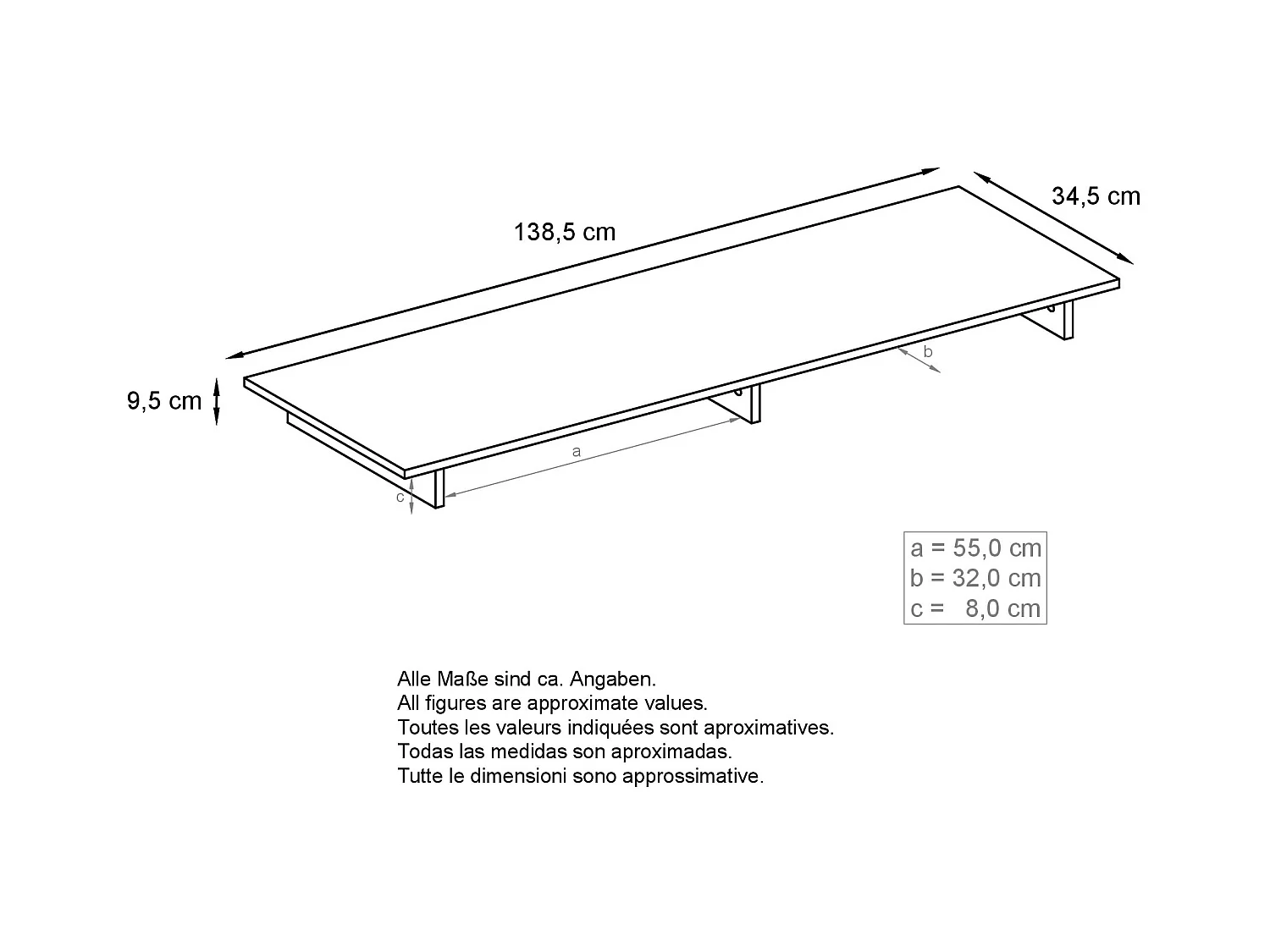 TVAUFSATZ Game Schwarz matt / Sandgrau Hochglanz