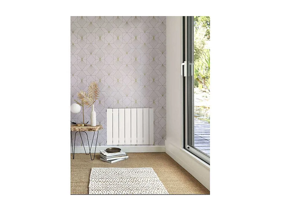 Radiateur électrique chaleur douce ATOLL TAXN horizontal 1250W ACOVA TAXN 125 079 CF