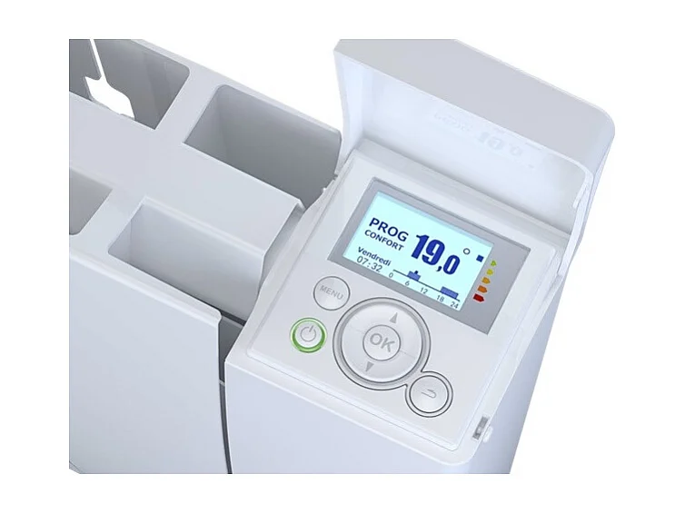 Radiateur électrique chaleur douce BILBAO 3 horizontal blanc 1500W THERMOR 493851