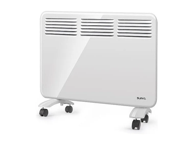 Radiador Convectivo Móvel e Fixo Supra Quickfix1500 1500W - Programador, Ecrã Digital, Detecção de Janela - Branco
