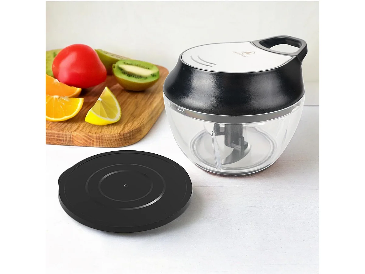 Hachoir manuel à ficelle + couvercle hermétique 500ml