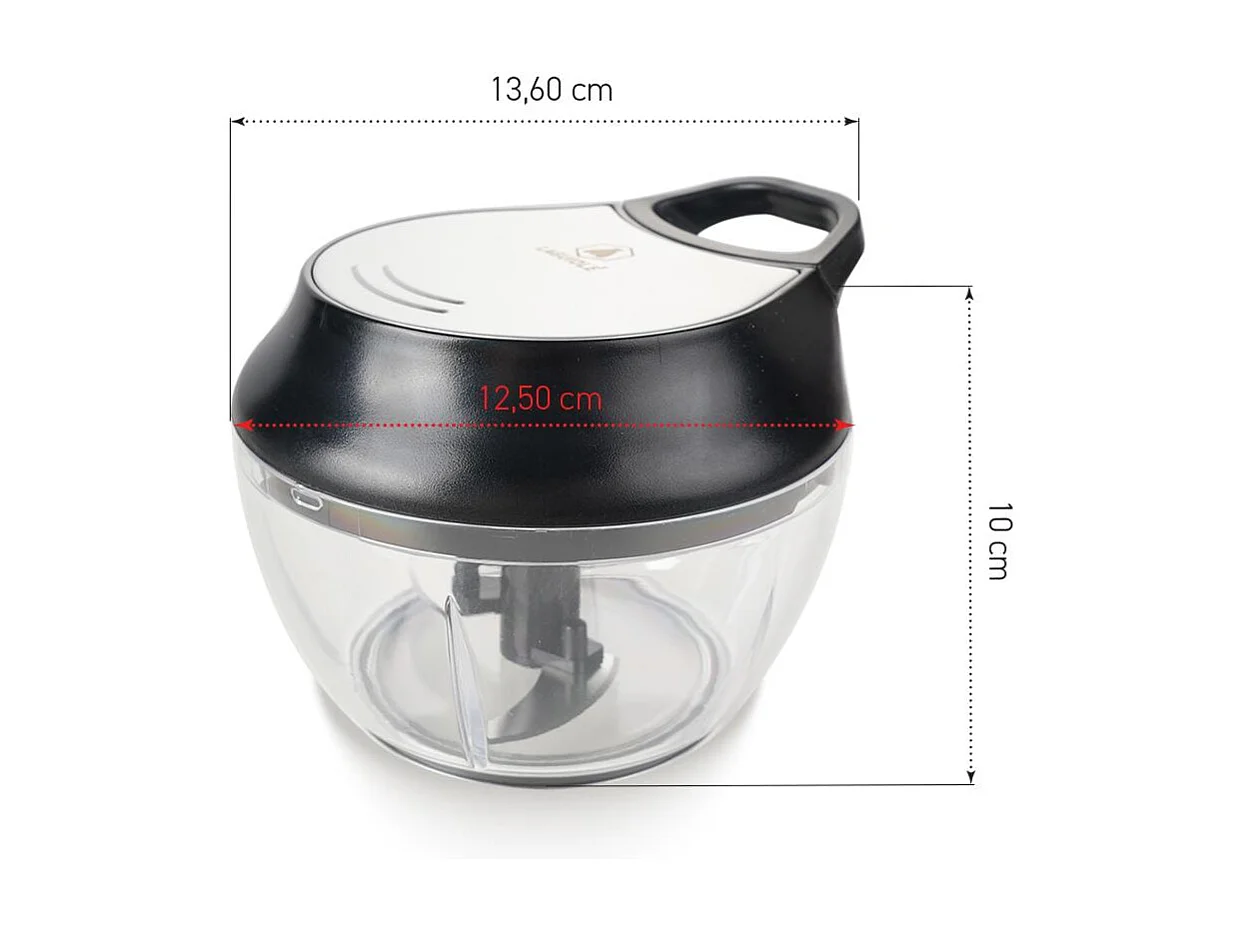 Hachoir manuel à ficelle + couvercle hermétique 500ml