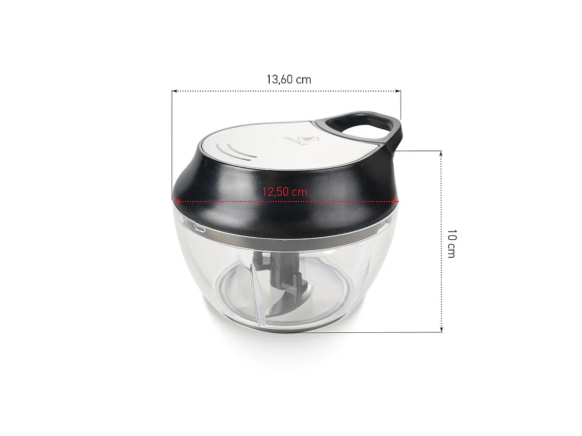 Hachoir manuel à ficelle + couvercle hermétique 500ml