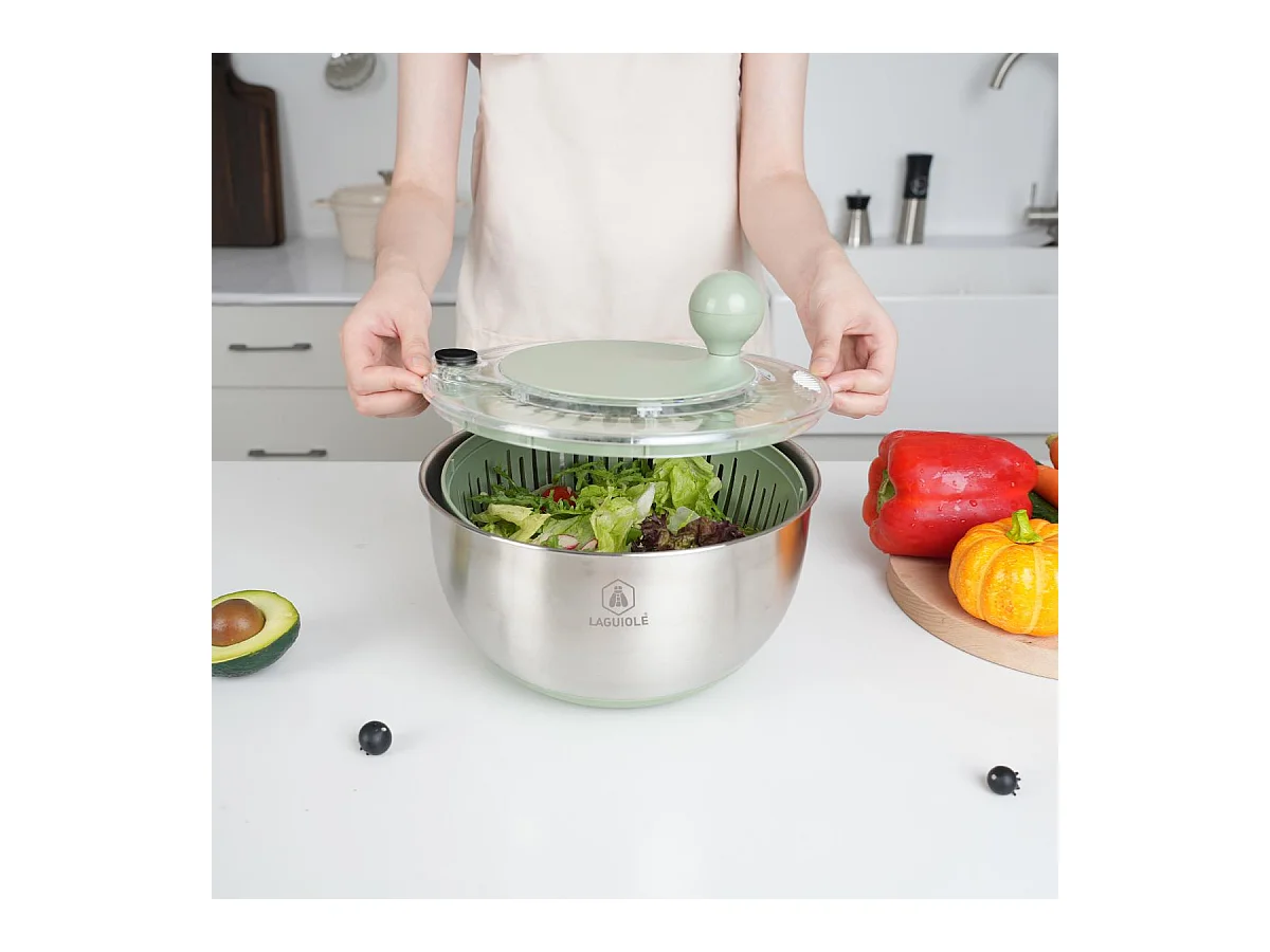 Essoreuse à salade 2 en 1