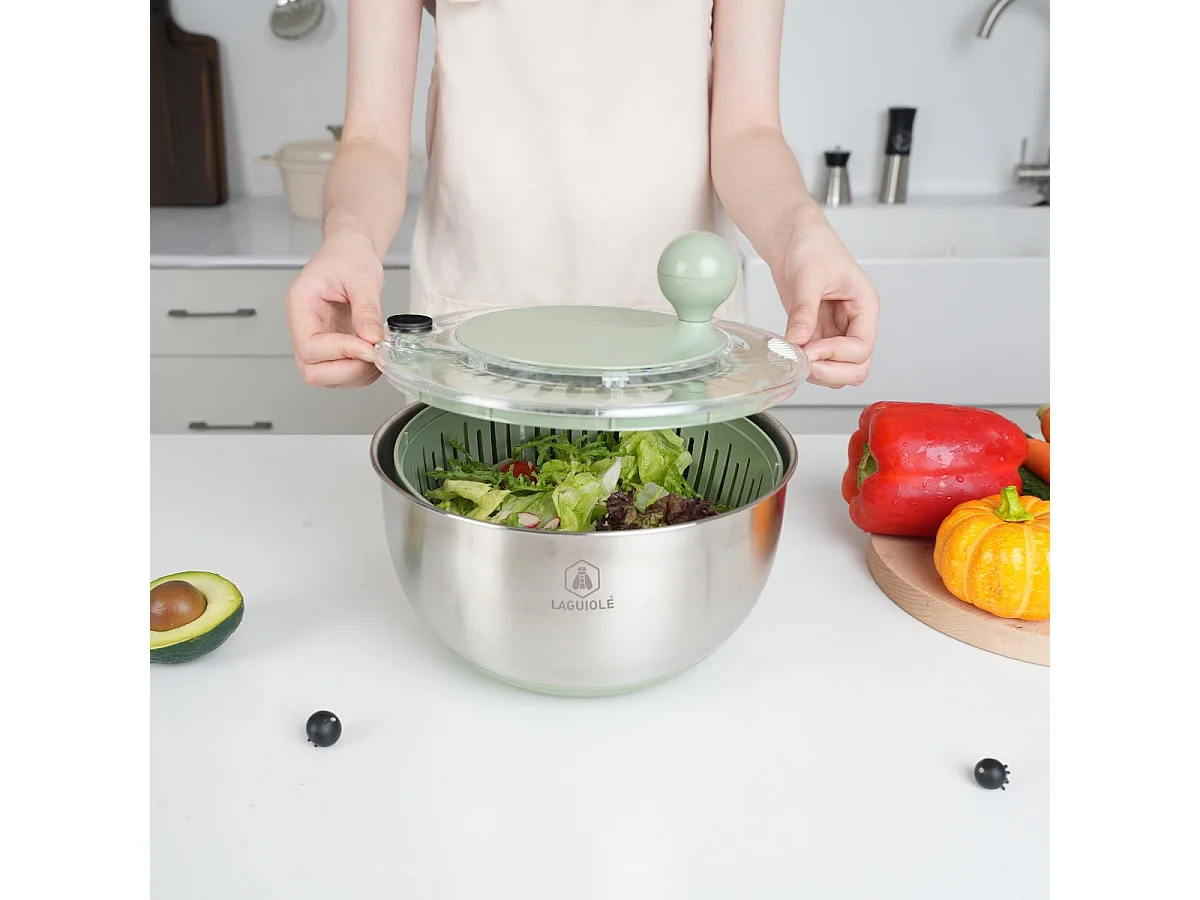 Essoreuse à salade 2 en 1
