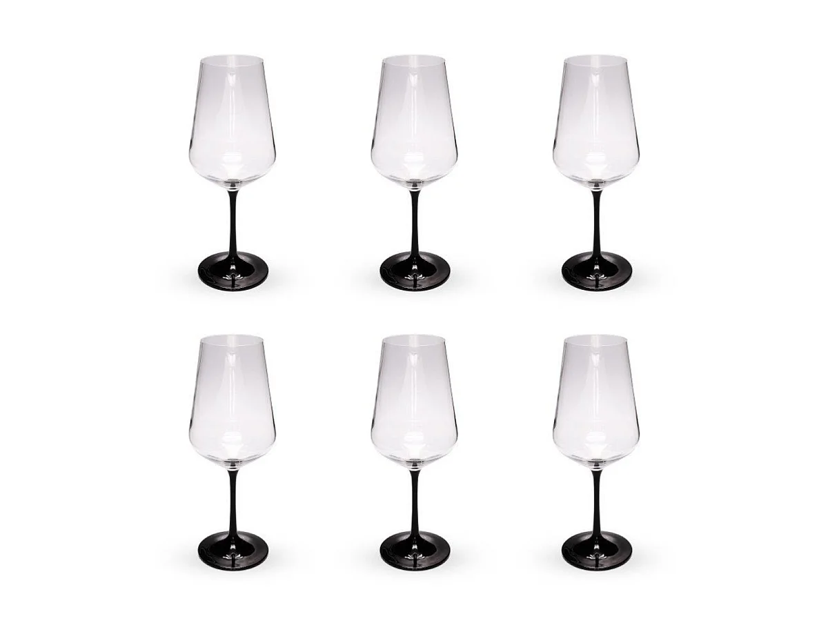Set de 6 verres 450 ml en cristallin SIGNATURE