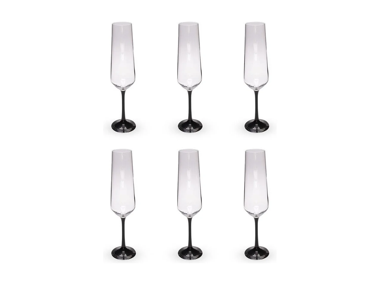 Set de 6 flûtes à champagne 200ml