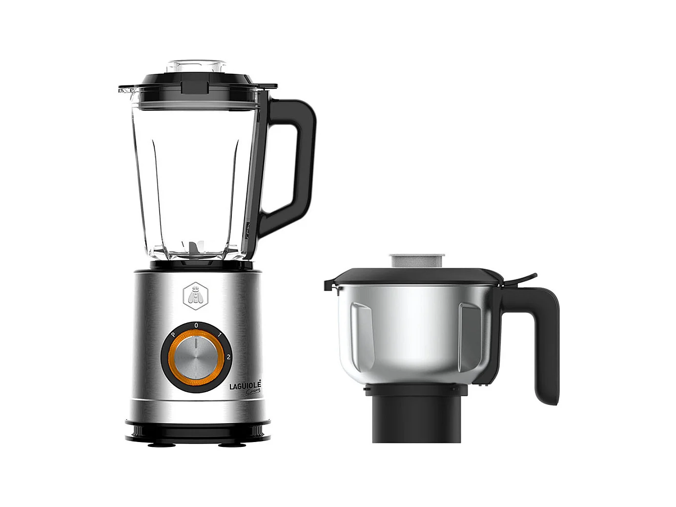 Blender 2 en 1 en inox