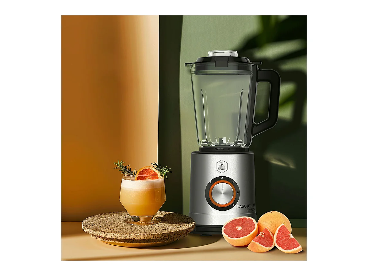 Blender 2 en 1 en inox