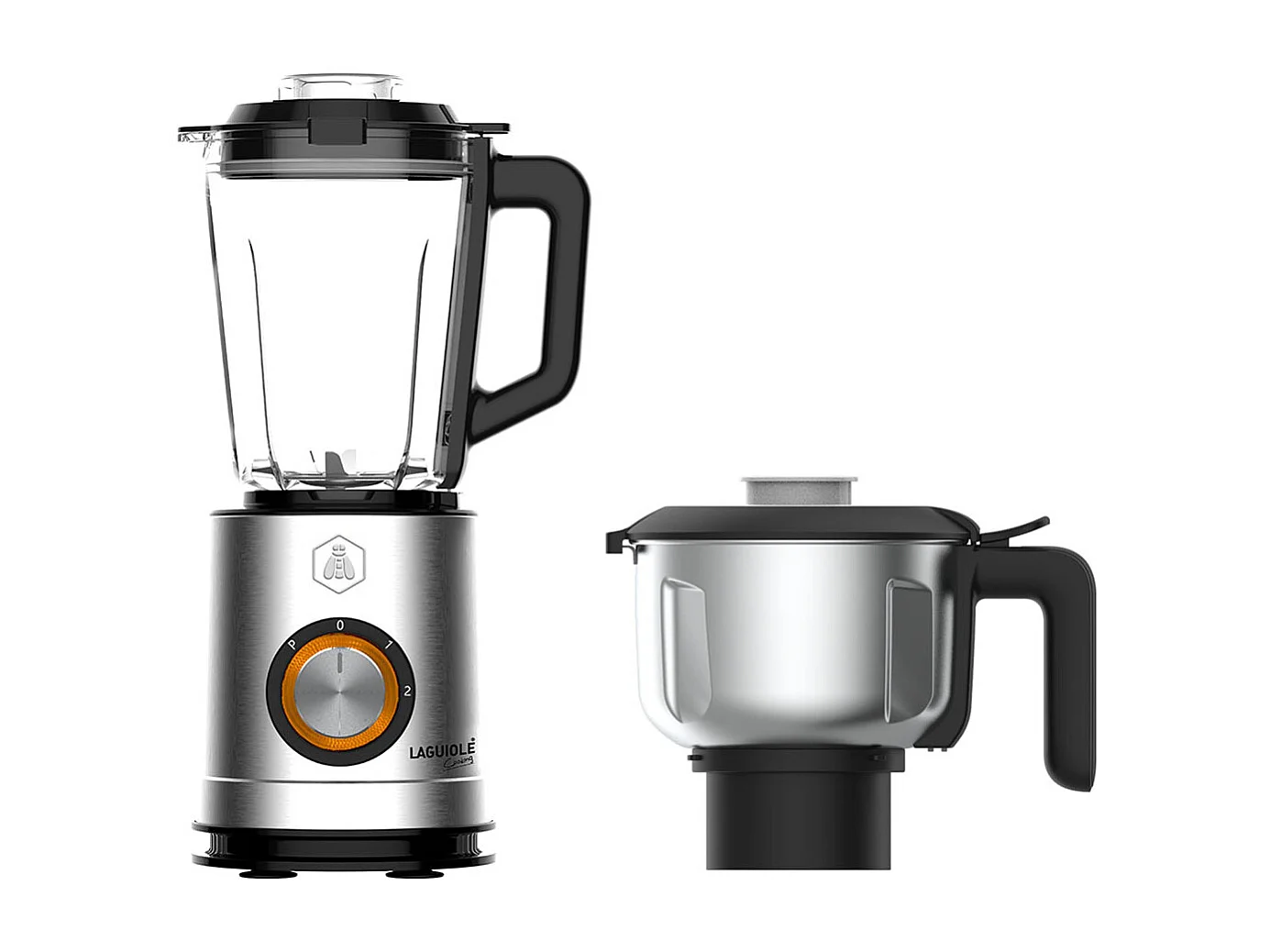 Blender 2 en 1 en inox