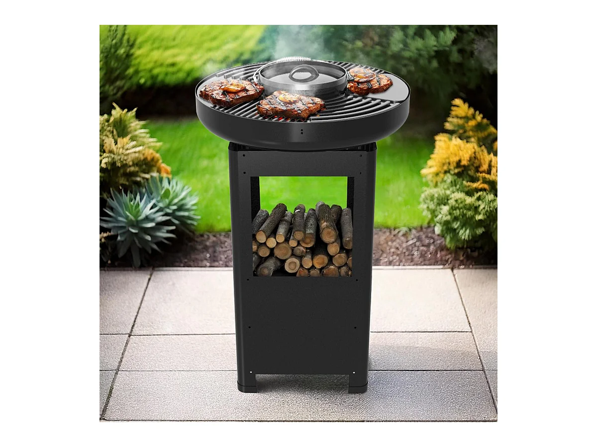 Brasero Moderne noir Ø60cm