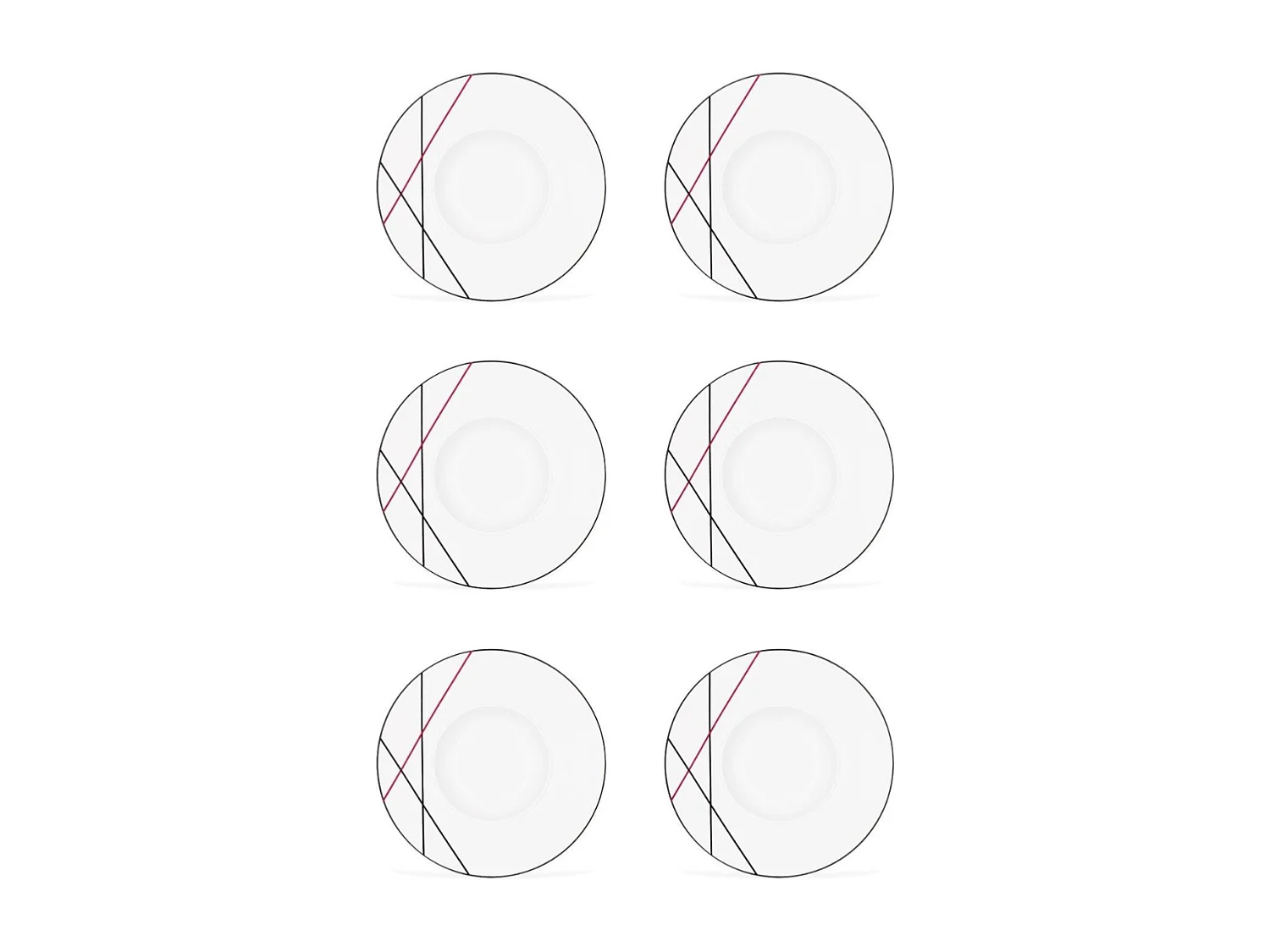 6 assiettes creuses 30cm BISTROT CHEF