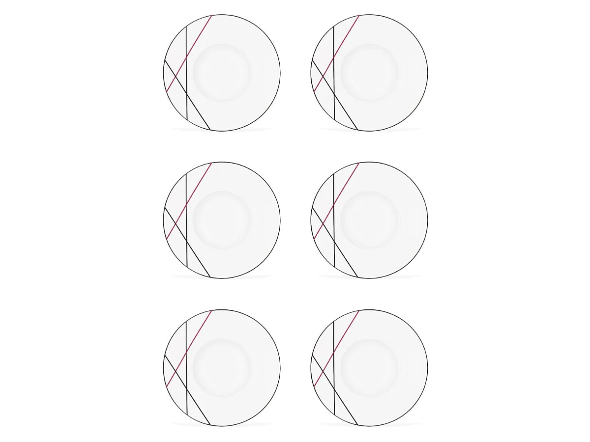6 assiettes creuses 30cm BISTROT CHEF