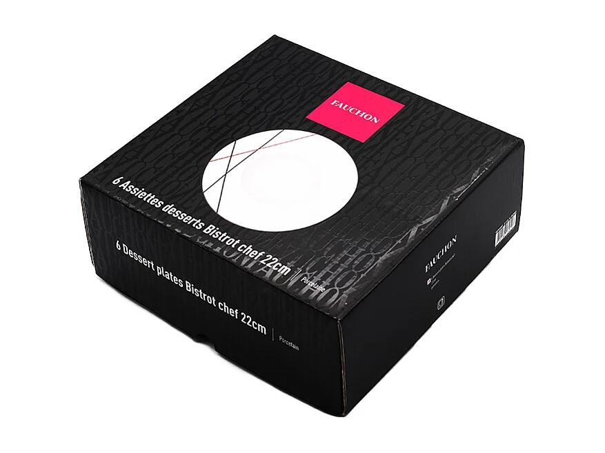 6 assiettes à dessert 22cm BISTROT CHEF