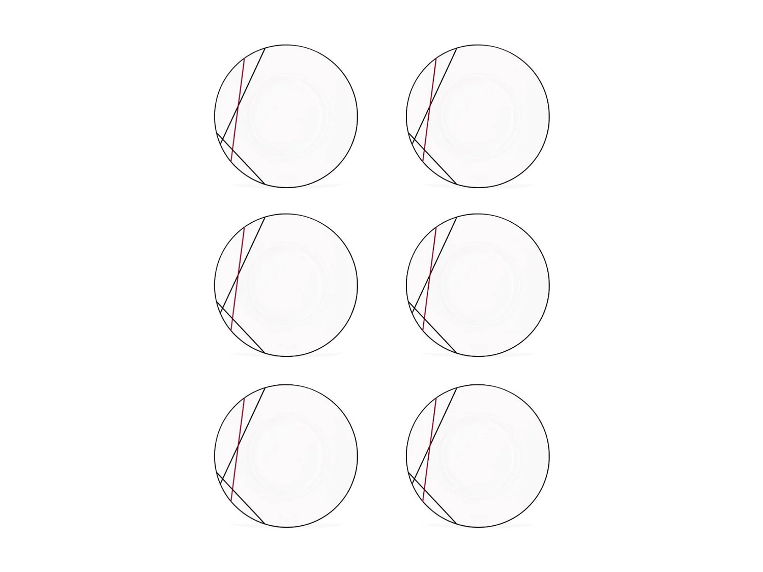 6 assiettes plates 29cm BISTROT CHEF