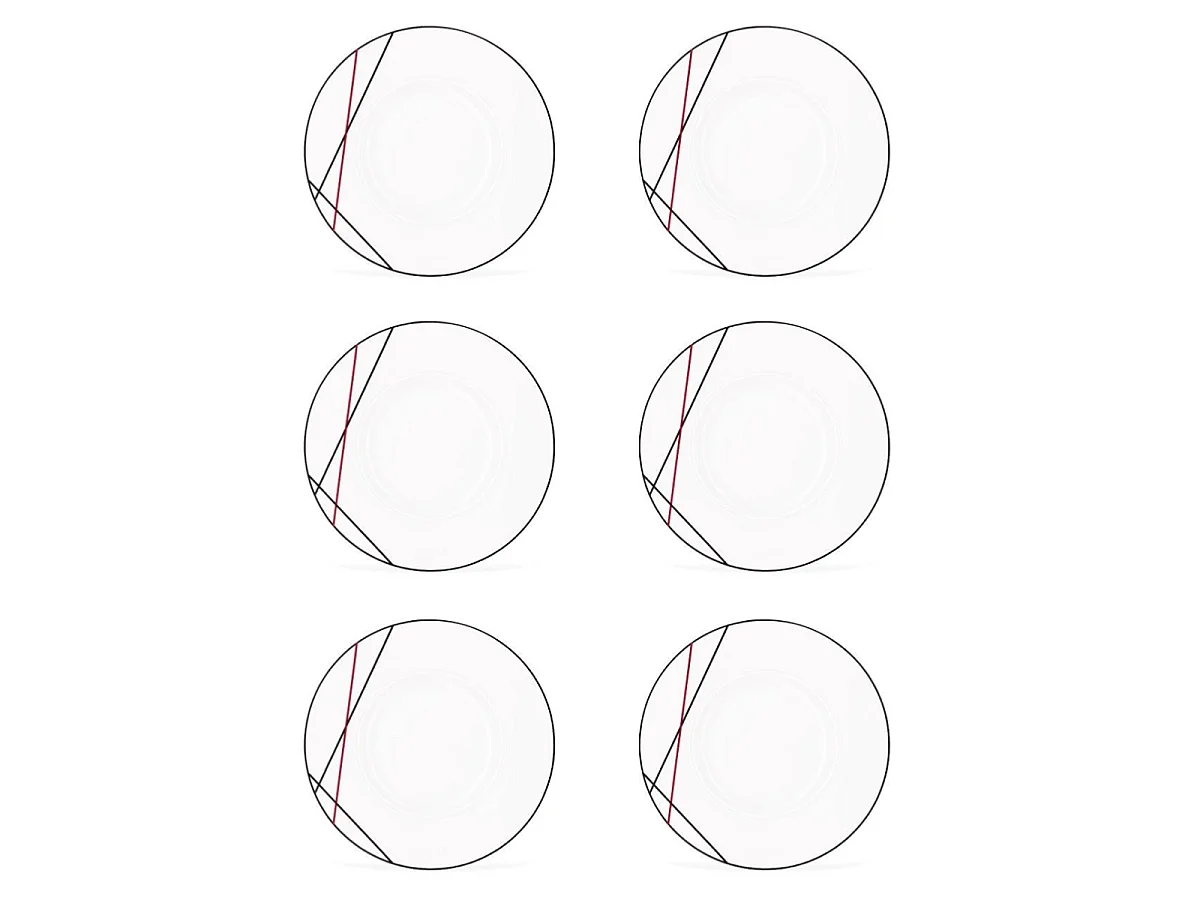 6 assiettes plates 29cm BISTROT CHEF
