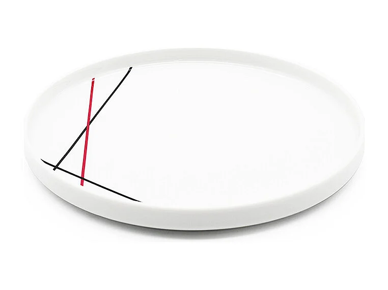 6 assiettes plates 27,5cm BISTROT