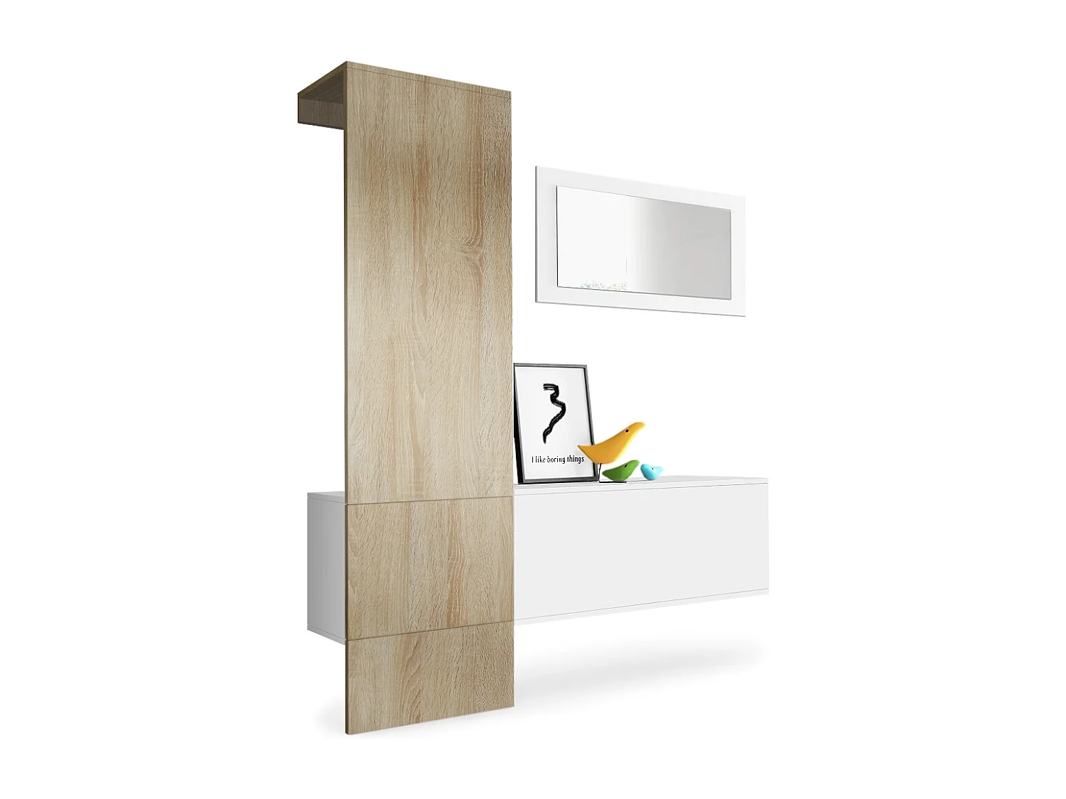 GARDEROBE Carlton Paneel in Eiche sägerau