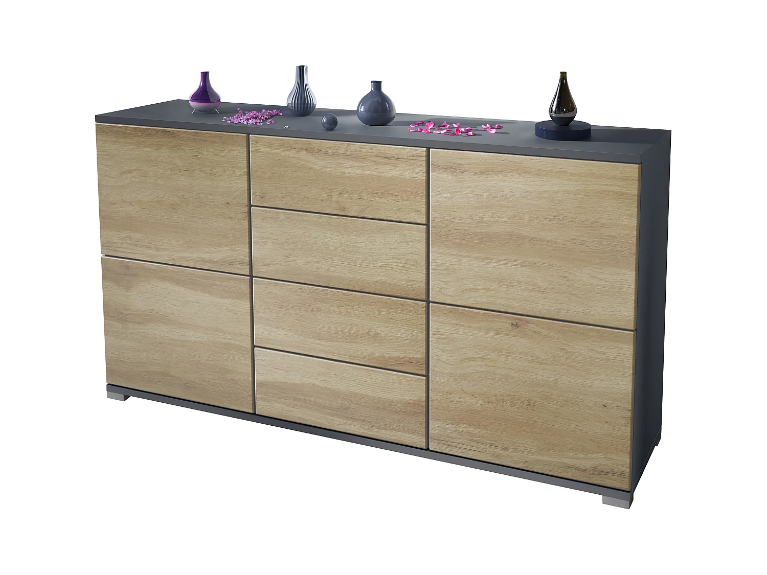 SIDEBOARD Rova Eiche Wotan
