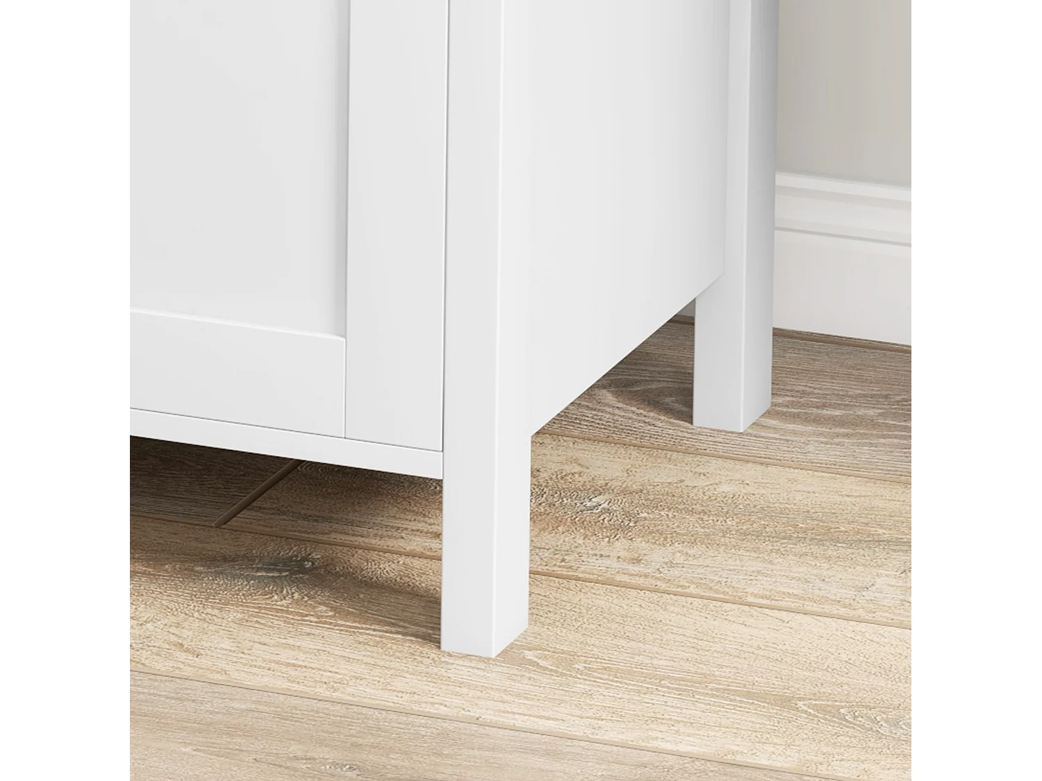 Mobile portadocumenti con 2 cassetti serratura e chiavi bianco