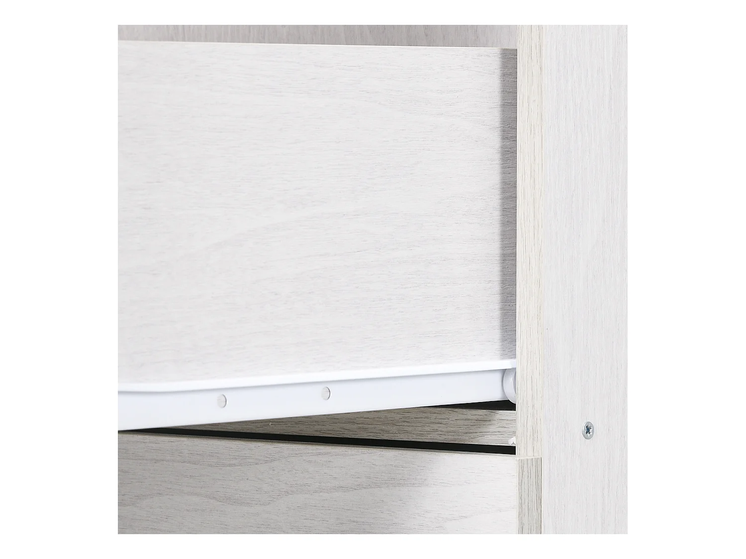 Armadio per ufficio a 4 cassetti in truciolato 40x42x130.8 cm bianco