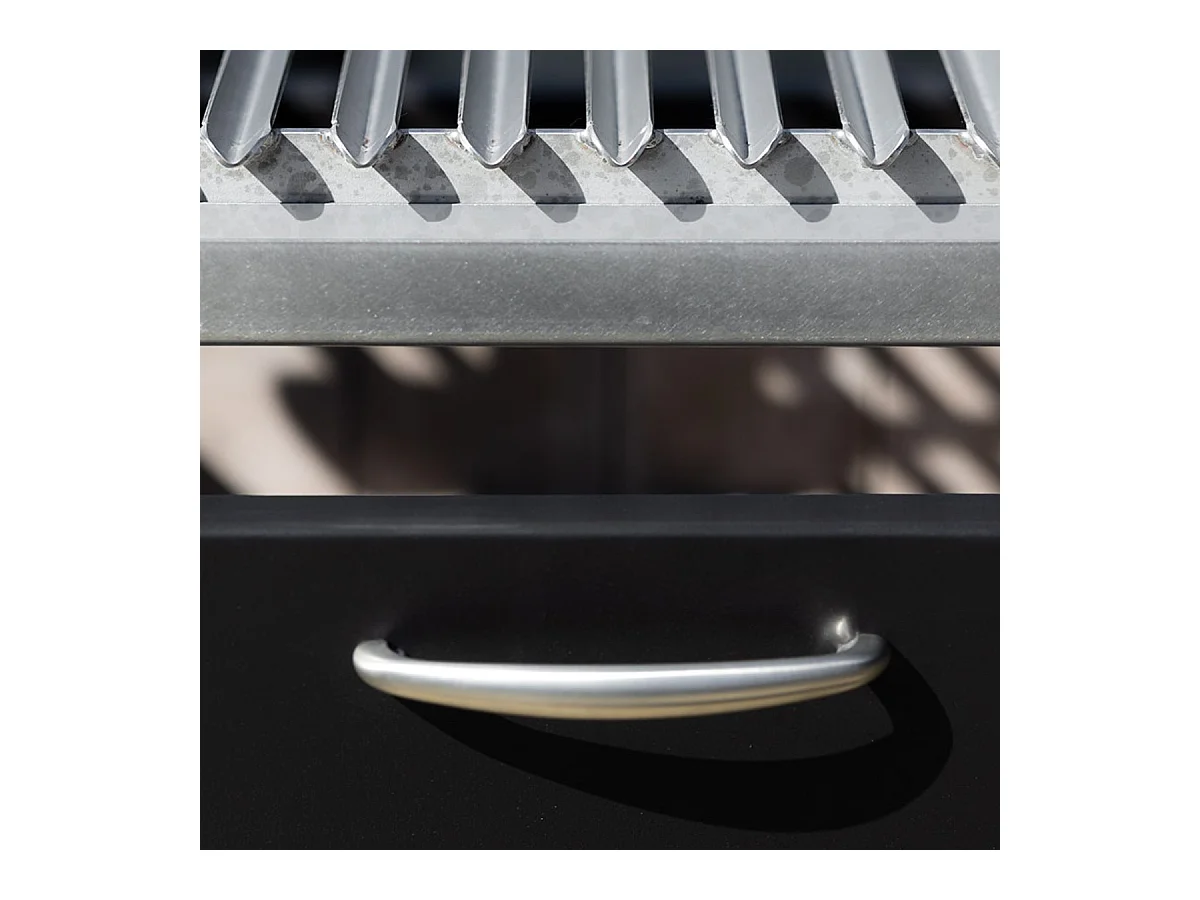 Barbecue Argentin à Poser Santa Maria Asado - A poser - Mixte Grille/Foyer - Acier robuste pour cuisson au feu de bois