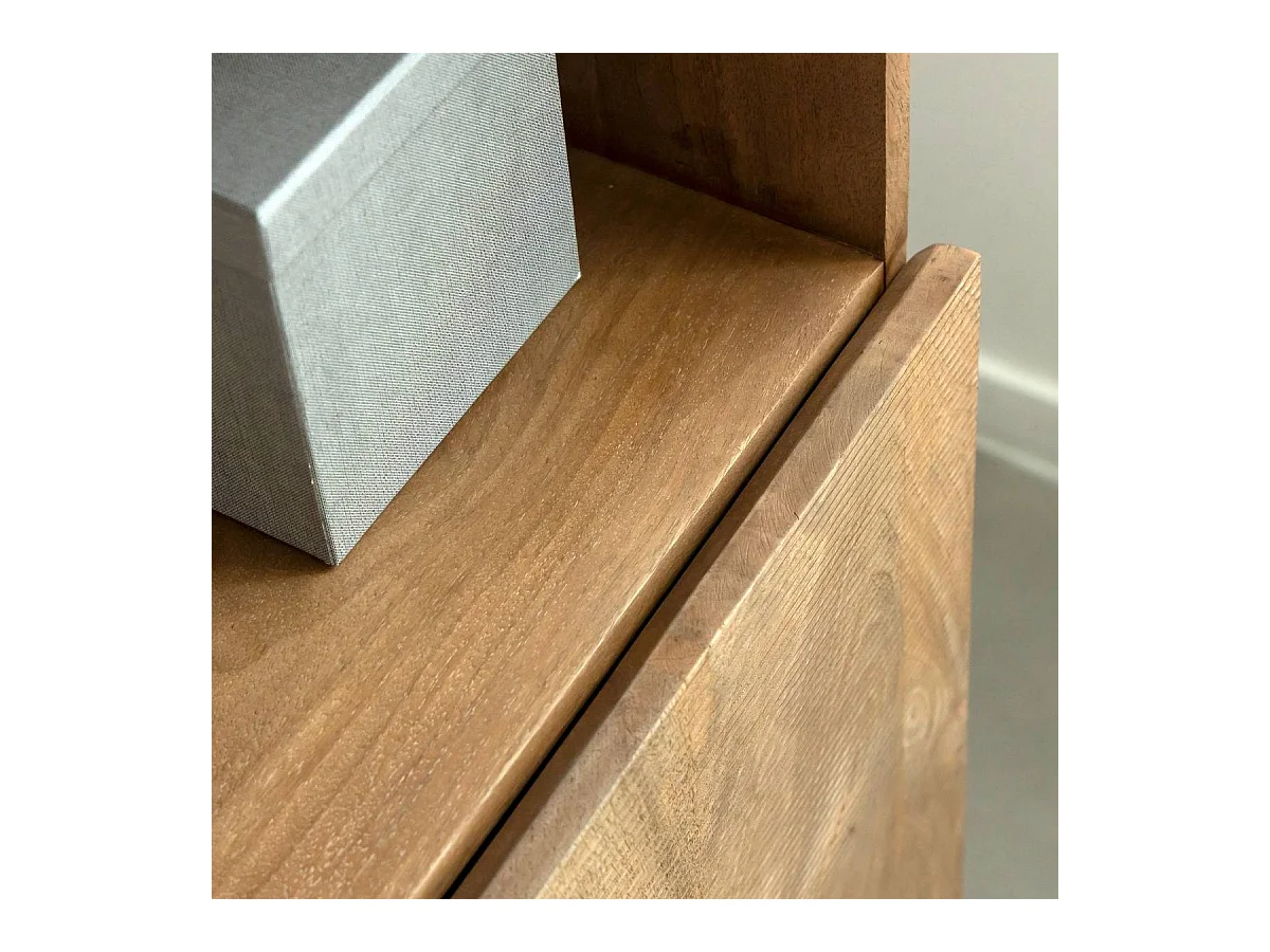 Armoire en bois de manguier et métal Isil