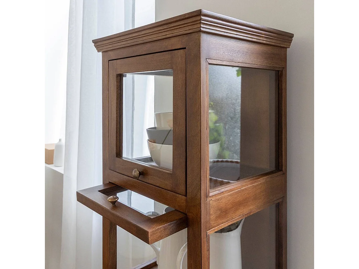 Columna acristalada en madera de mango Remick