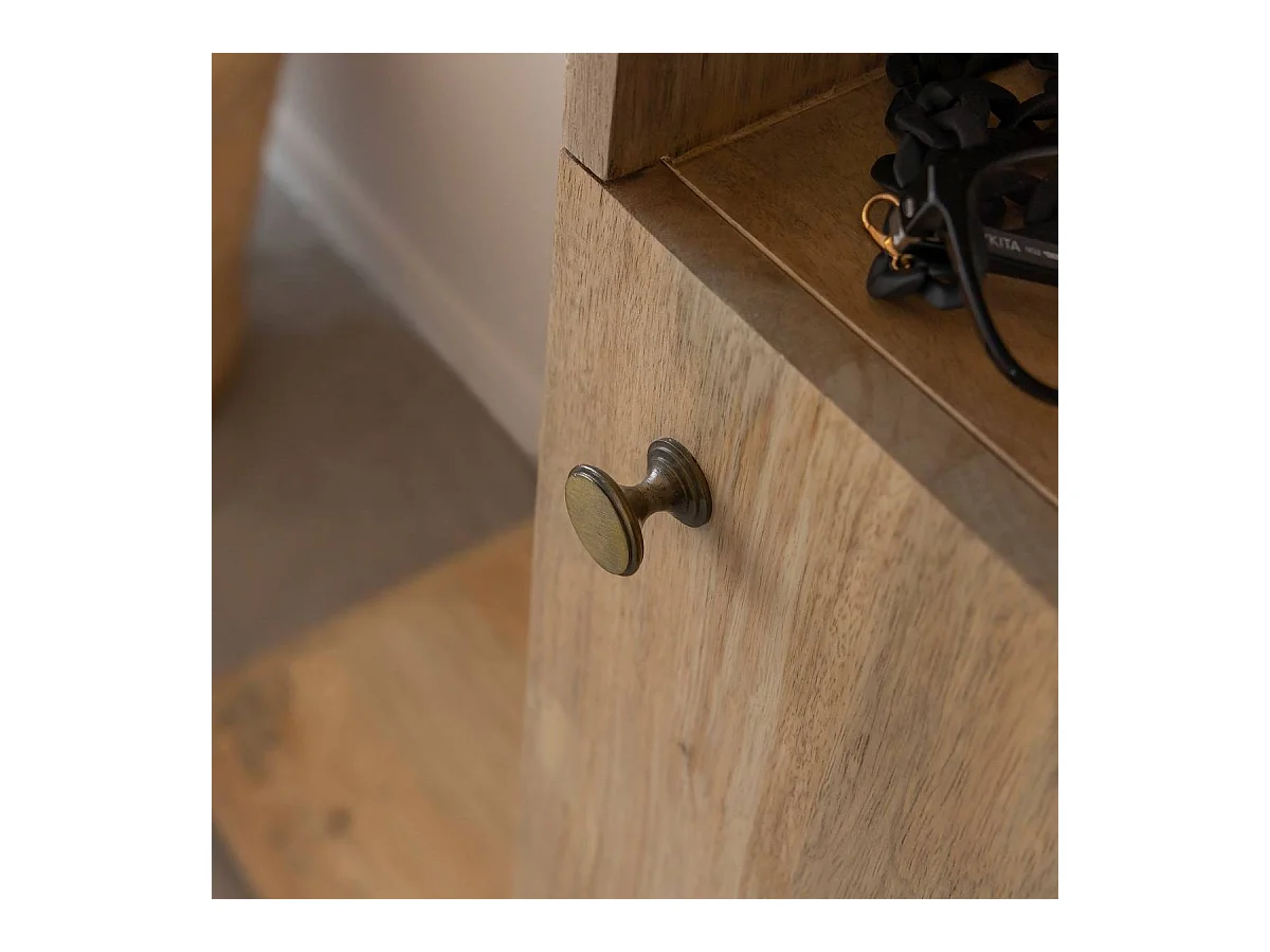 Dressing avec miroir en bois de manguier Juliet