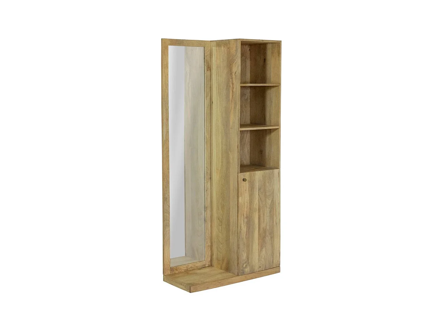 Dressing avec miroir en bois de manguier Juliet