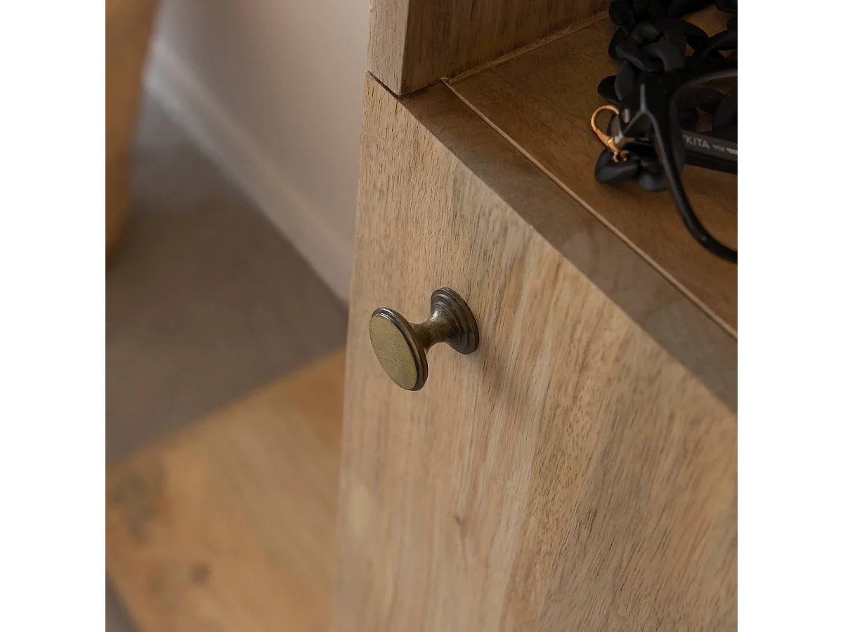 Dressing avec miroir en bois de manguier Juliet